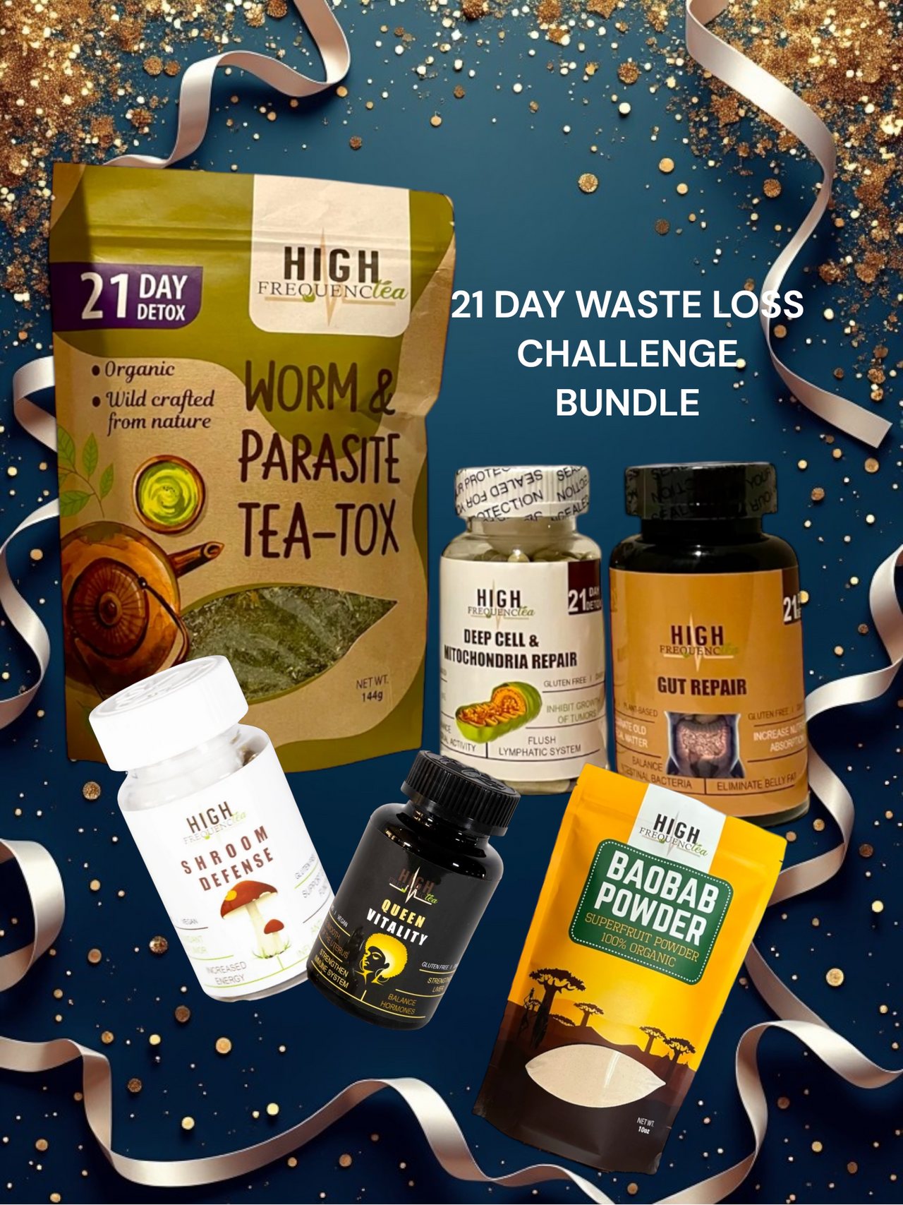 21 DAY BRAIN UPGRADE & WASTE LOSS CHALLENGE BUNDLE