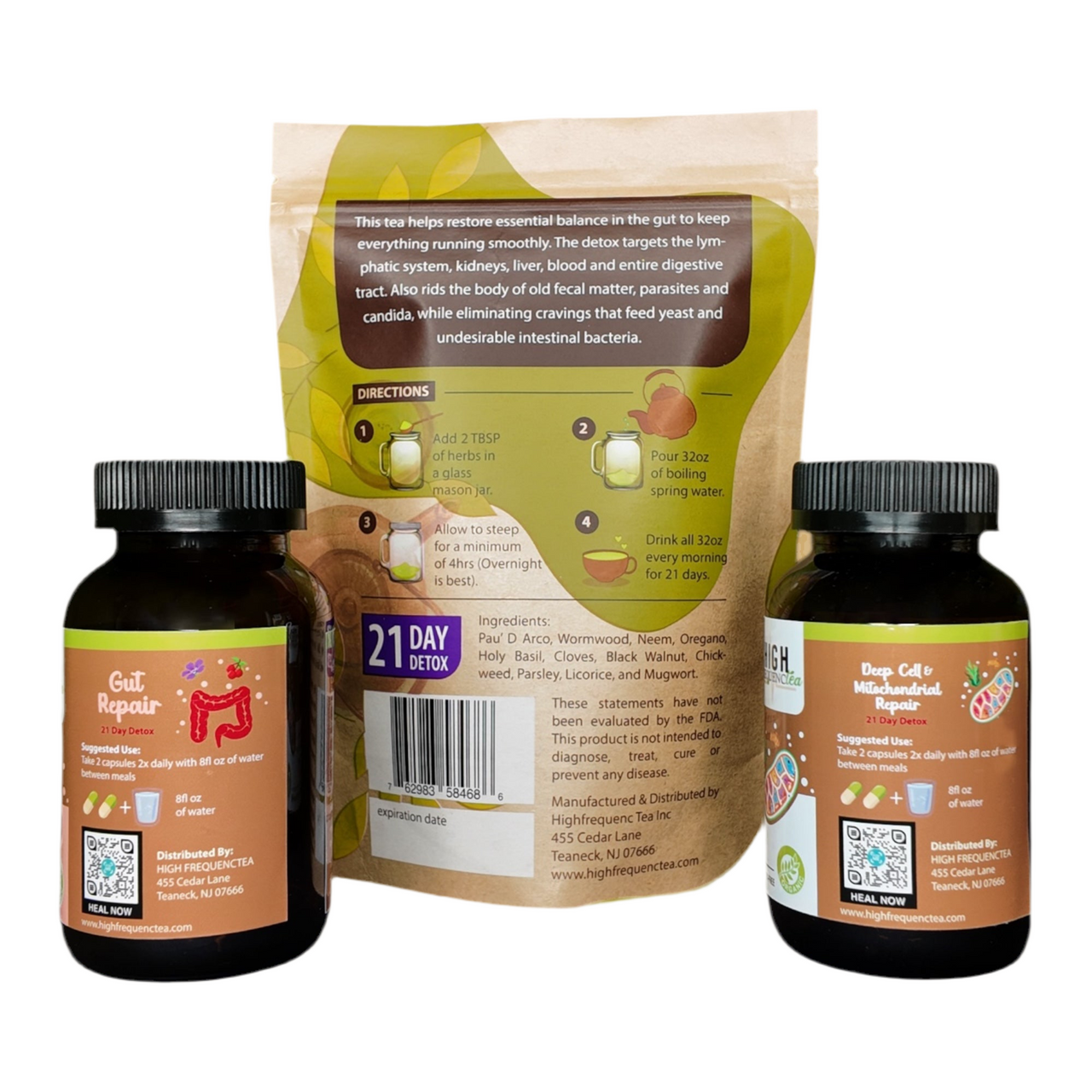21 DAY FULL BODY HERBAL DETOX/REDOX