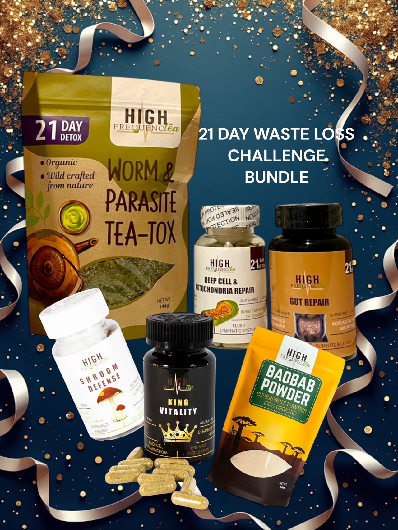 21 DAY BRAIN UPGRADE & WASTE LOSS CHALLENGE BUNDLE