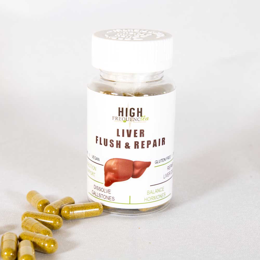 Liver Flush Repair Capsules - High FrequencTea